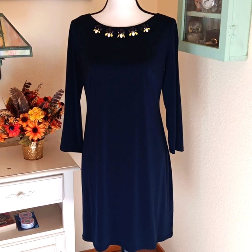 Vince Camuto Soft Knit Dress Coastal Grandma,  Normcore, Career Professional